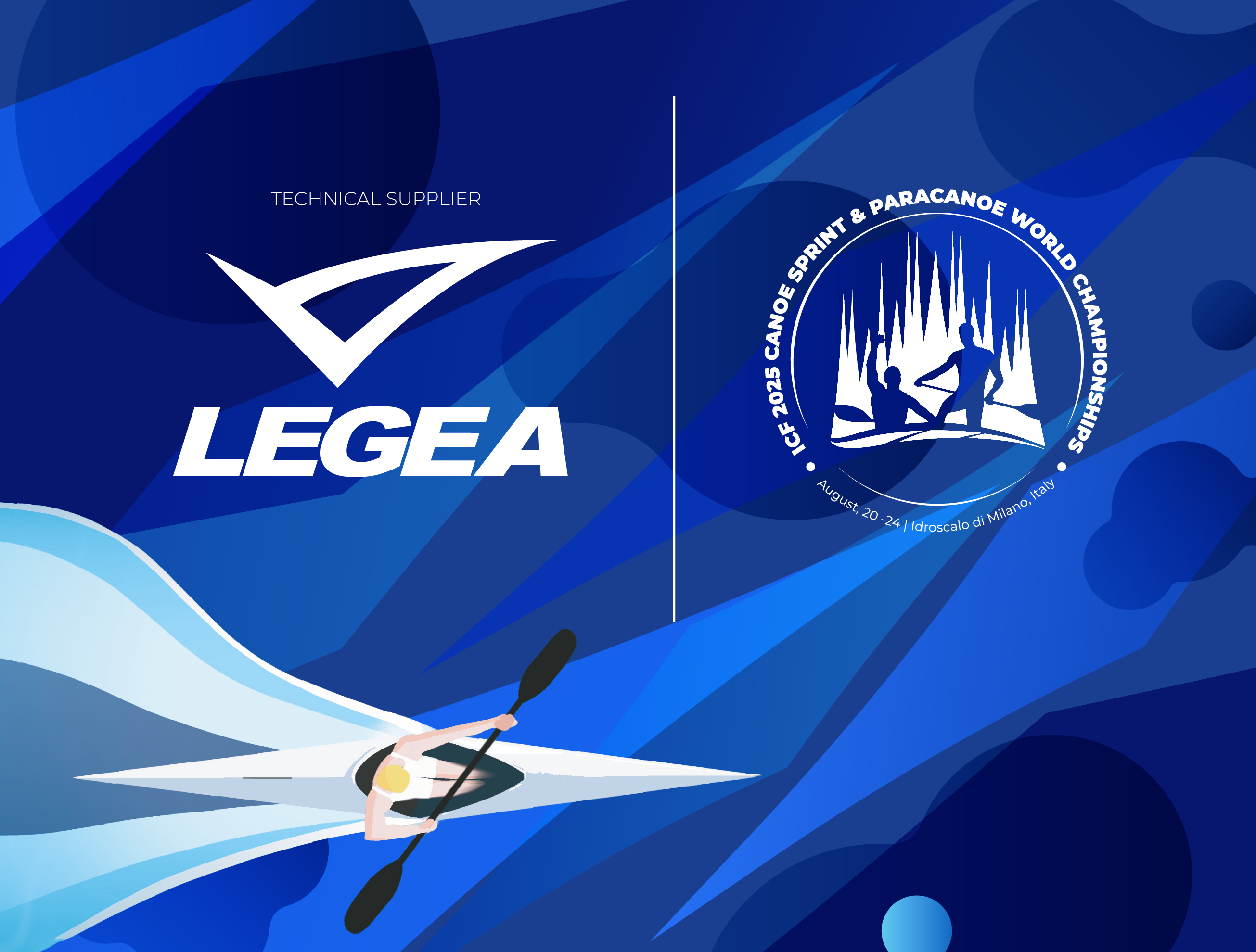 Legea official Technical Supplier of the Canoe Sprint & Paracanoe World Championships in Milan